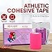HEALQU Self Adhesive Bandage Wrap Cohesive Tape for Athletic and Sports 3x5yd 12 Rolls Self Adherent Medical Tape Flexible Elastic Bandages Multicolor for Wrist Ankle Vet Wrap for Dogs - Image 4