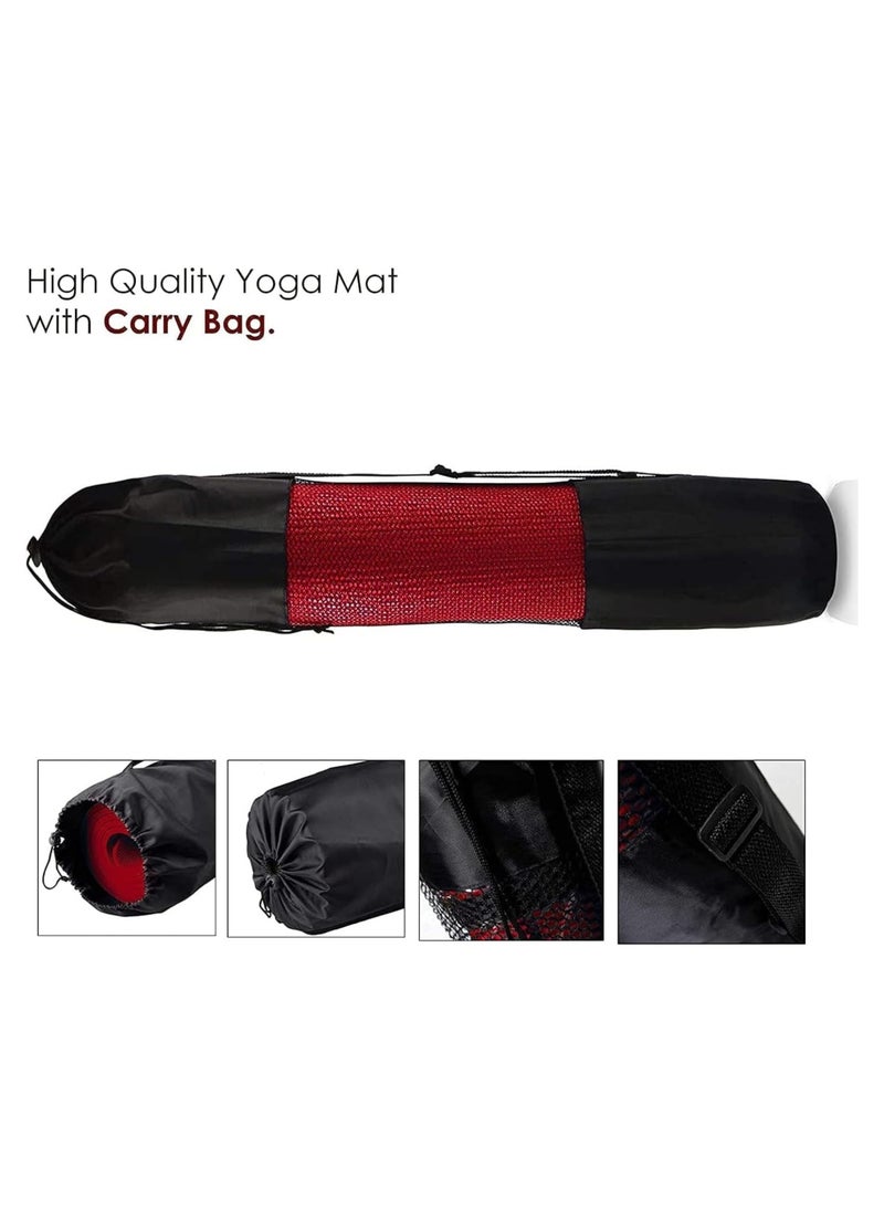 Ultimate Premium Non-Slip 6mm Yoga Mat with Attached Carrying Bag Ideal for High Intensity Interval Training, Pilates, Yoga and Many Other Home Exercises from QShop®️ - pzsku/Z403340E8F2FE2A270309Z/45/_/1729511088/ba7838a0-b631-4012-ba77-6153d17a0c0b