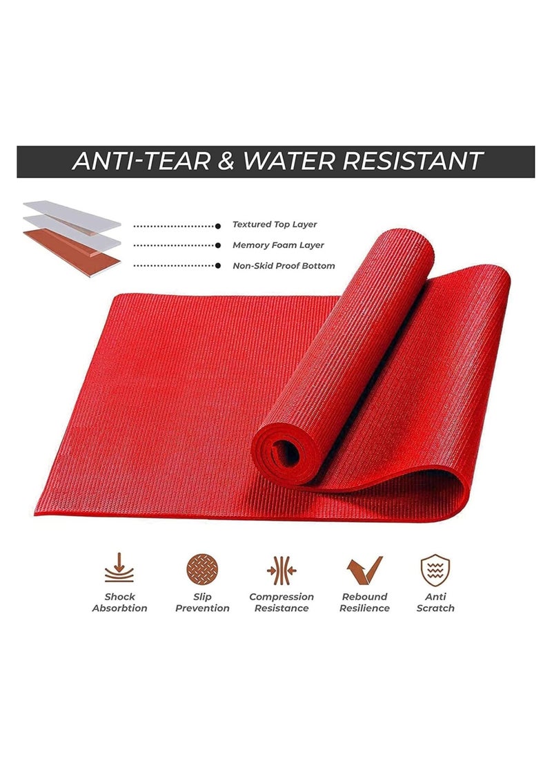 Ultimate Premium Non-Slip 6mm Yoga Mat with Attached Carrying Bag Ideal for High Intensity Interval Training, Pilates, Yoga and Many Other Home Exercises from QShop®️ - pzsku/Z403340E8F2FE2A270309Z/45/_/1729511100/0b2622b6-8235-4e5e-aa90-6e03faac1235