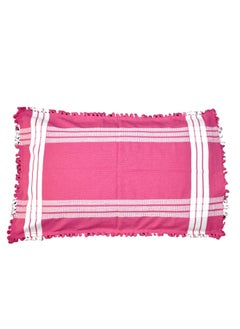 TUNI MANI TUNI MANI Cotton Pillow Cover for HospitalHomeClinical useDust FreeSize 18 x 28 inches Pack of 4 Pink 
