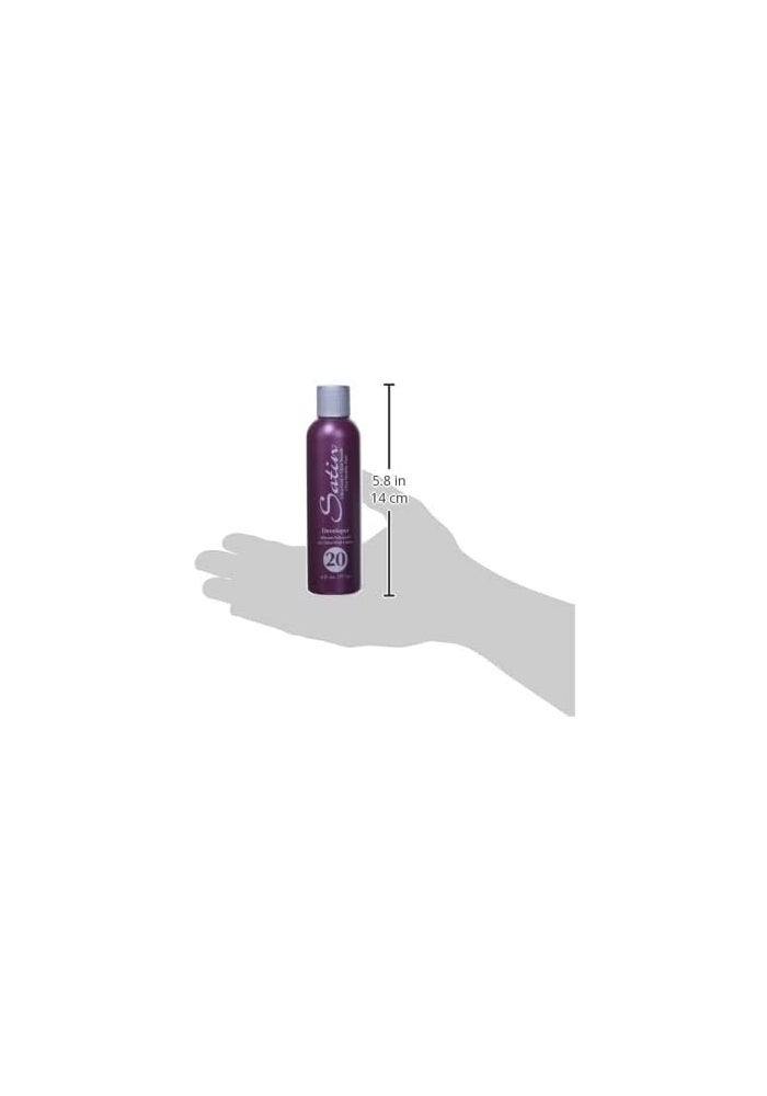 Satin Smooth Oxide Developer 20 Volume - 6 oz Bottle for Ultra Vivid Hair Color - Image 3