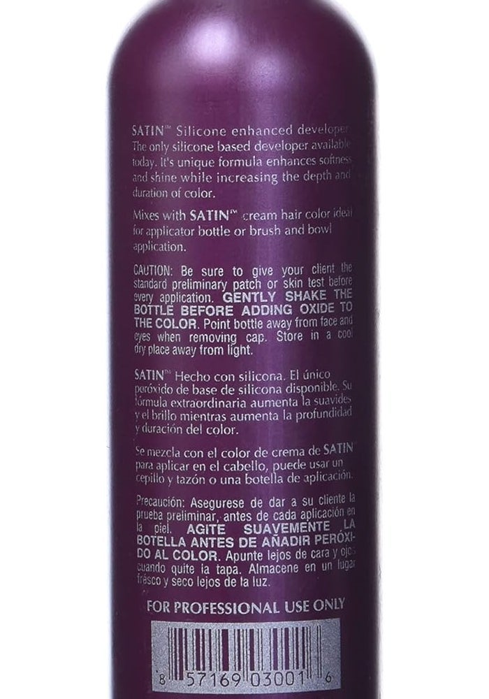 Satin Smooth Oxide Developer 20 Volume - 6 oz Bottle for Ultra Vivid Hair Color - Image 2