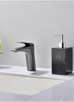 Soap Dispenser 500ML For Bathroom Kitchen Countertop Dispenser Lotion Liquid Dispenser Soap Bottle Ceramic Marble Soap Dispenser Black 16 x 9 x 5.5 cm - pzsku/Z4033861FDD51759E1B0EZ/45/_/1719402760/a78c0ae8-6d5a-42e5-b017-65f4942c069f