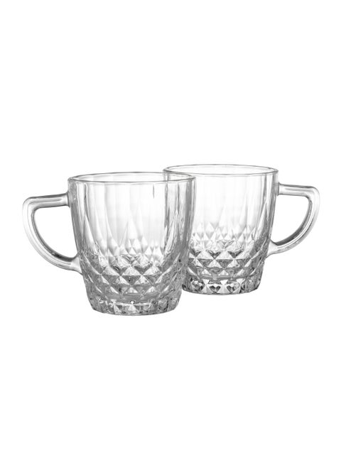 12-piece glass tea cup set