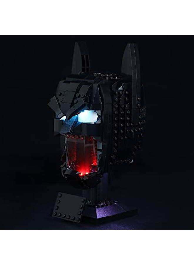 BRIKSMAX طقم إضاءة LED لغطاء رأس باتمان متوافق مع نموذج مكعبات البناء ليجو 76182، لا يتضمن مجموعة ليجو - Image 4