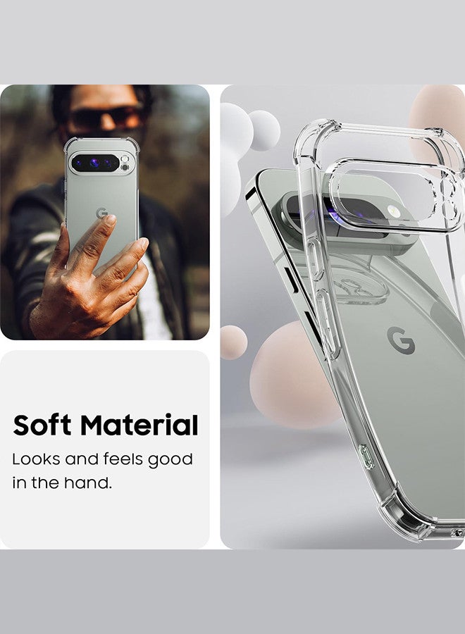 CATANES (for Pixel 9 Pro XL) TPU Case Shockproof Soft TPU Bumper and Hard PC Back Case Anti-Scratch,Drop Protection,Slim Fit Gorilla Case Cover - Image 5