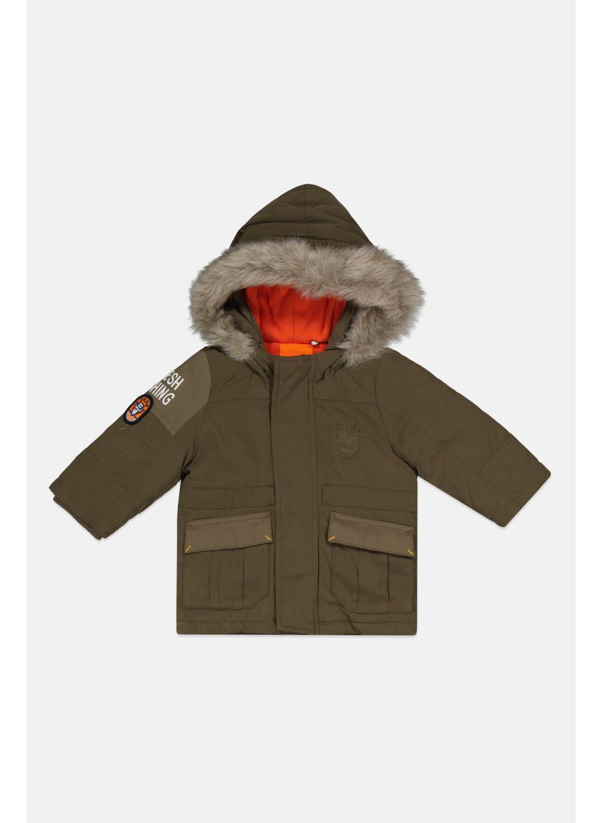 Toddlers Boy Faux Fur Hooded Jacket, Olive - pzsku/Z40339E49994C1F688F48Z/45/_/1726669511/5d0587f3-3ba9-46a4-bc6b-9bd651f82d9a