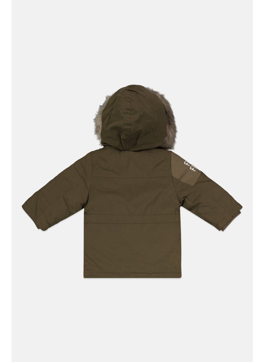 Toddlers Boy Faux Fur Hooded Jacket, Olive - pzsku/Z40339E49994C1F688F48Z/45/_/1729779411/158f1272-e7e0-4284-9da6-f8d0a601b6d1