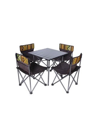 Outdoor Camping Folding Table and Chair Set 5pcs With Outer Bag - pzsku/Z4033B5D0B1991A6CCA6AZ/45/_/1679968696/ab22ffdd-cc2f-4849-98ad-8469a8ec5421