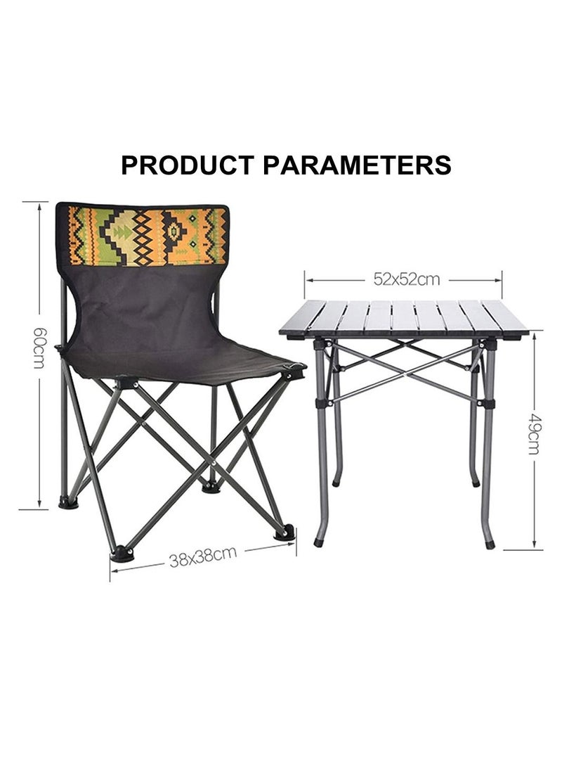 Generic - Outdoor Camping Folding Table and Chair Set 5pcs With Outer Bag - Image 1