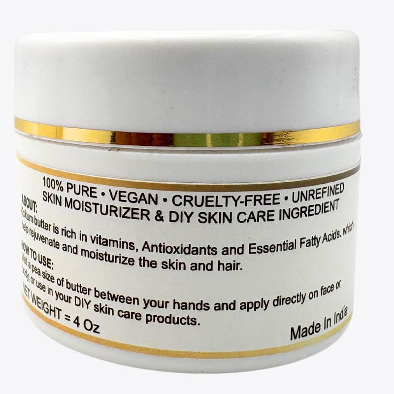 Bless International Organic Raw Kokum Butter 100% Pure,Natural & Unrefined| Skin Moisturizer For Face, Body & Hair| 4 OZ/115 GM Ivory / White Grade A | DIY Creams, Balms, Lotions, Soaps| Softens Dry & Tough Skin - Image 2