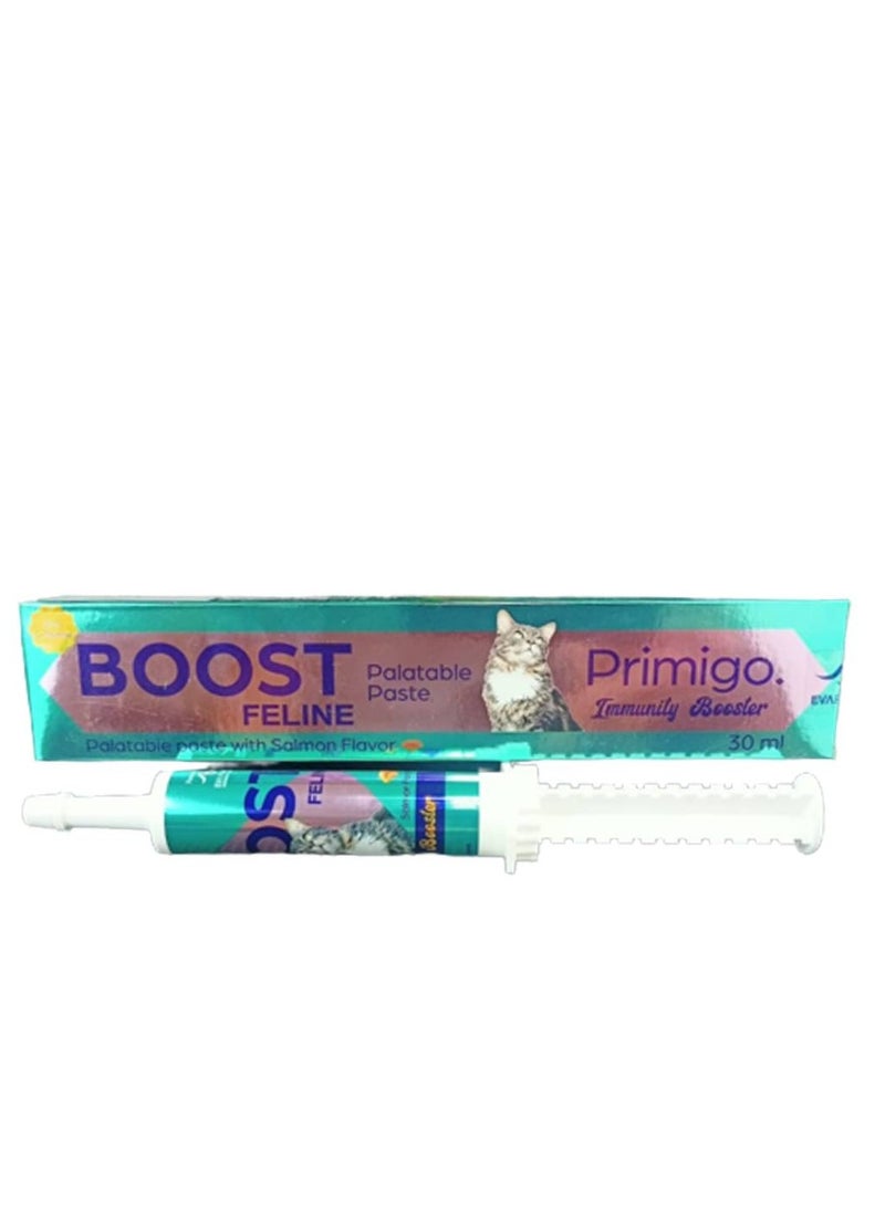 EVA PHARMA - EVA PRIMIGO (BOOST) Feline Palatable Paste With Salmon Flavor 30 ml For Cats 30 ml - Image 1