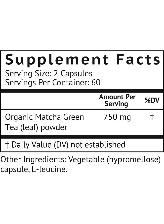 VitaMonk MATCHAMAX™ Organic Japanese Matcha Capsules - Pure Organic Matcha Green Tea Pills for Smooth Zen-Like Energy and Natural Mood Boost - Vegan Matcha Supplement Packed with Antioxidants - 120ct - Image 2