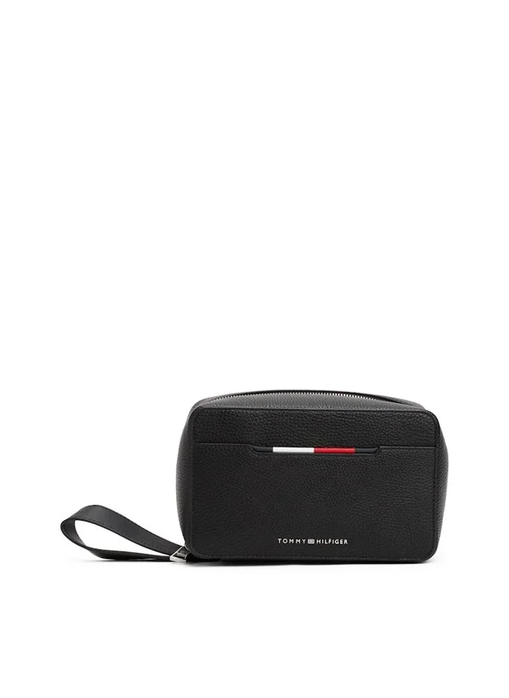 TOMMY HILFIGER Logo Detailed Central Washbag