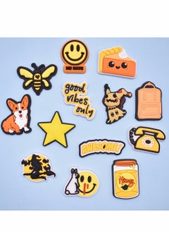 13 Unique Charms for Shoe and Crocs Decoration - Includes Bracelets and Wristbands, Perfect for Personalization