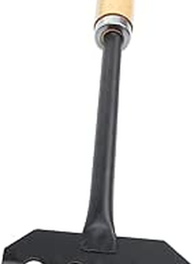 Mini Gardening Rake Hand Tool with Non Slip Handle for Soil Loosening in Tight Spaces - Image 1