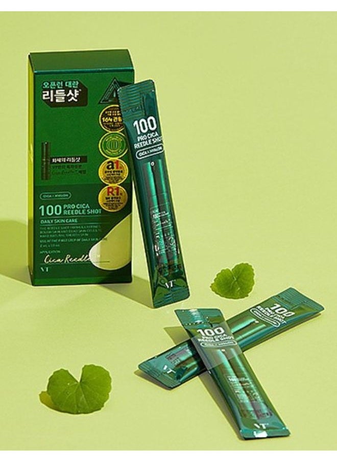 VT COSMETICS 100 Pro Cica Reedle Shot Stick Pouch (2ml x 10ea)  - Image 2