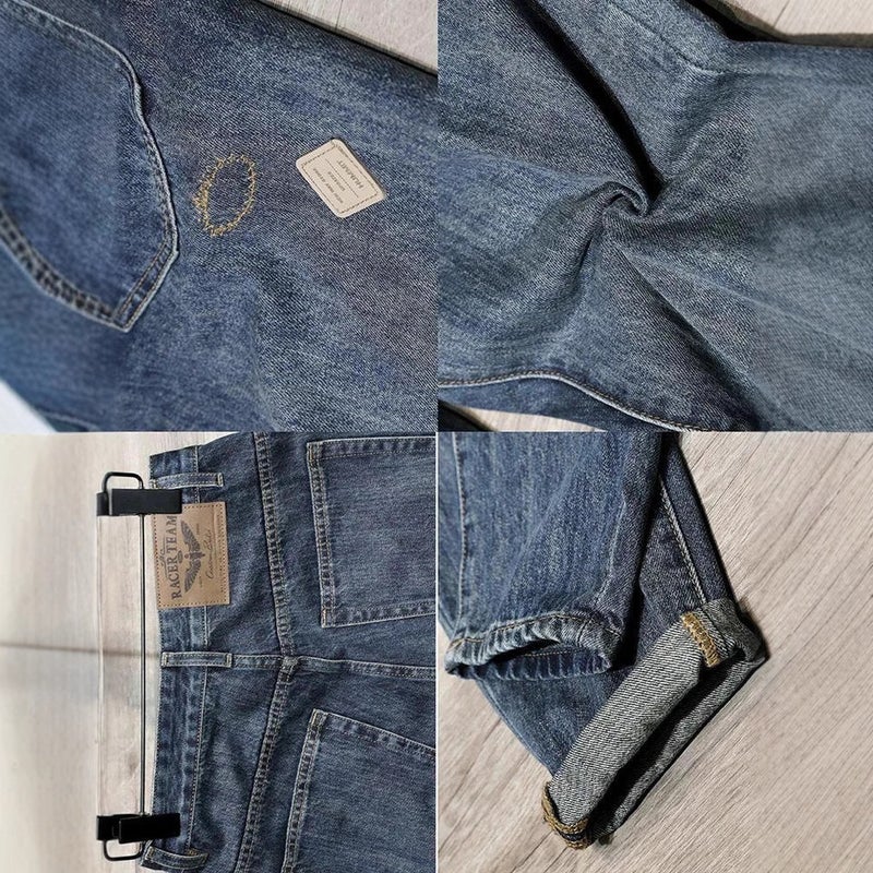 Unisex Classic Denim Jeans Loose Fit Daily Outdoor Wear - Image 5