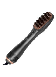 3 in 1 Hair Dryer Brush & Straightener Brush, Professional 1200W Powerful Ceramic Tourmaline Ionic Hot Air Brush, 3 Heat/2 Speed Settings One-Step Hair Dryer and Styler for All Hair Types