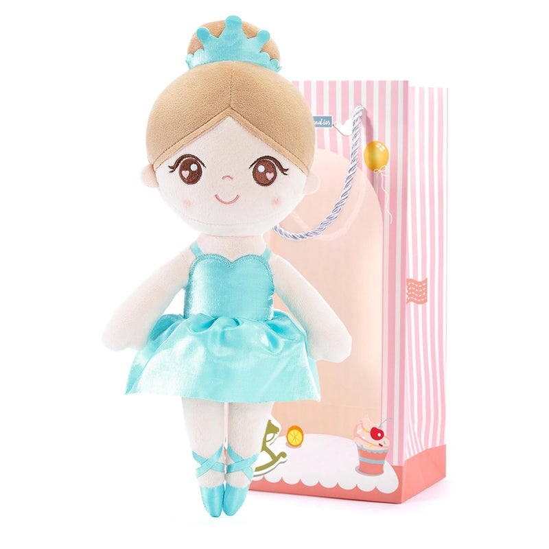 Gloveleya Baby Doll Gifts Plush Curly Girl Toys with Love 16" Rose - Image 1