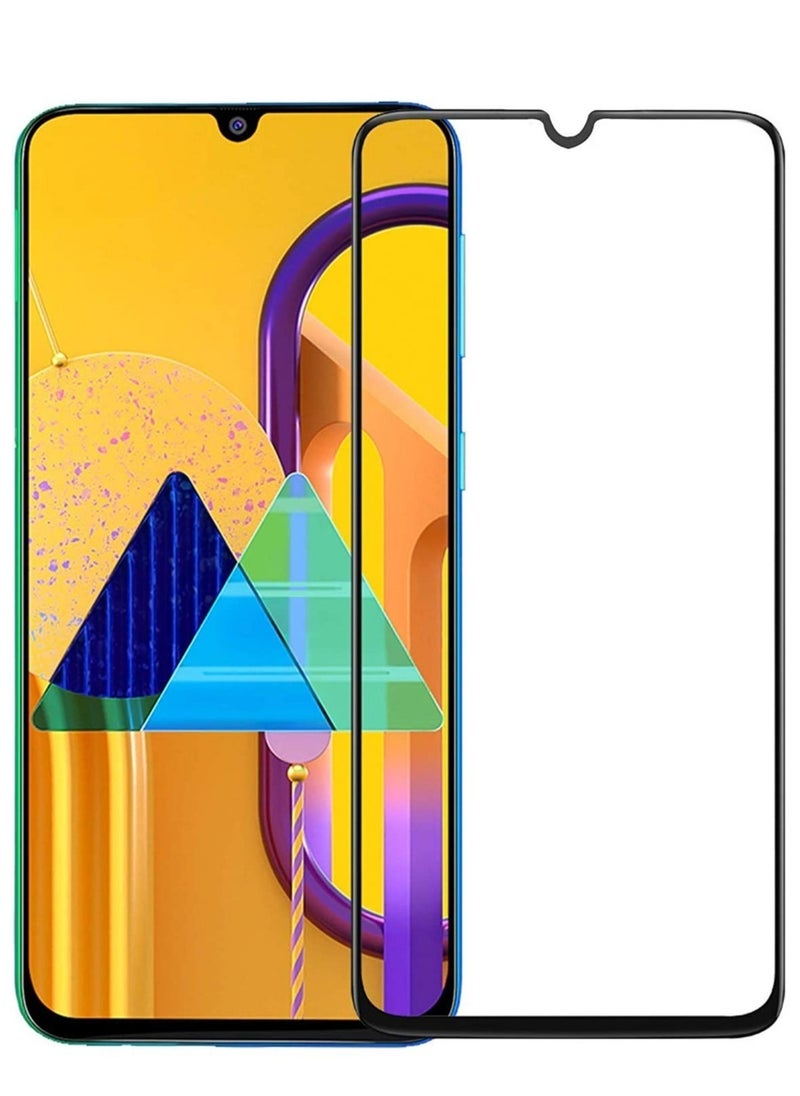 ELTRAZONE Samsung Galaxy M30s / M30 / M31 / M21 / A30 / A30s / A50 / A50s Full Edge-to-Edge Screen Protection Tempered Full Glue Glass  - Image 1