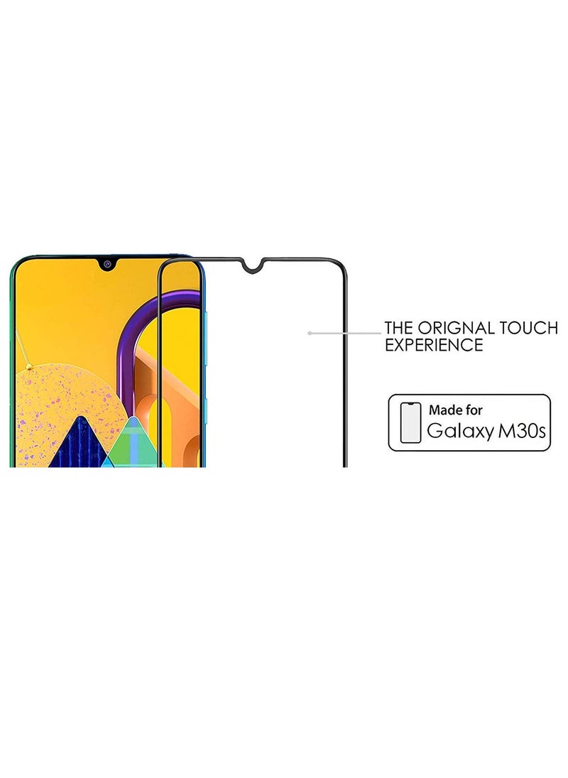 ELTRAZONE Samsung Galaxy M30s / M30 / M31 / M21 / A30 / A30s / A50 / A50s Full Edge-to-Edge Screen Protection Tempered Full Glue Glass  - Image 5