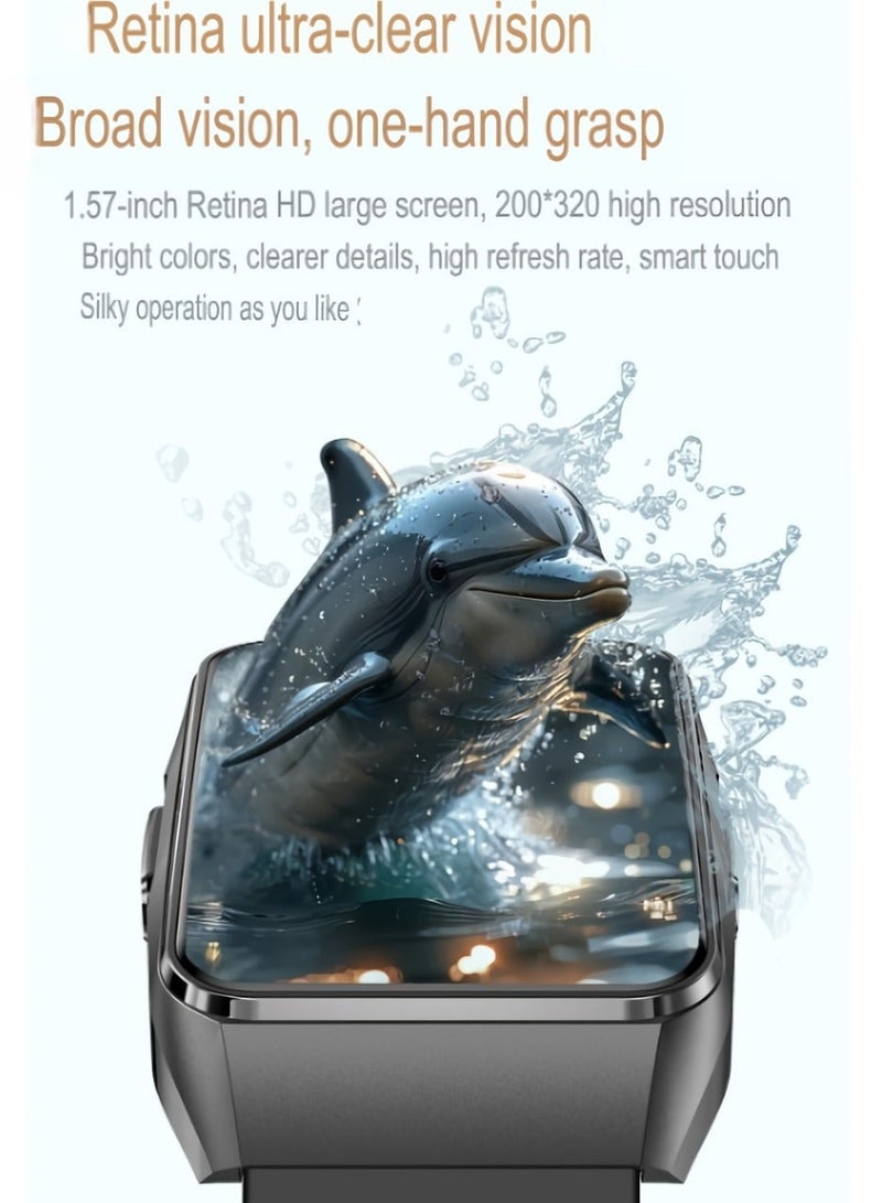 Smart Watch,  Waterproof Smart Wrist Watch, Lightweight Fitness Tracker Smart Bracelet, (1pc, Blue, Silicone Strap) - Image 2