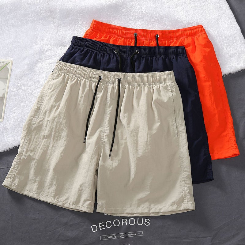 Trade Men'S Pants 2022 Men'S Casual Shorts Trendy Candy Color Straight Men'S Beach Pants - Image 5