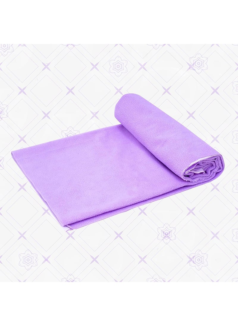 Little's - Little's Easy Dry Bed Protector I Quick Absorption I Waterproof I Stain Proof I Soothing Sleep I Soft I Durable I Machine Washable (70 * 100 cm, Purple) - Image 1