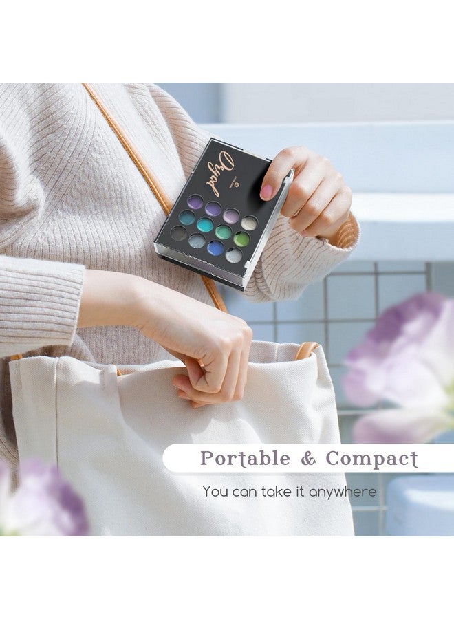 COLOR NYMPH All In One Makeup Palette Set Kitportable Travel Makeup Kit For Girls With 24Colors Eyeshadows Facial Blusher Lip Gloss Pressed Powder Mascara Brushes Mirror - Image 5