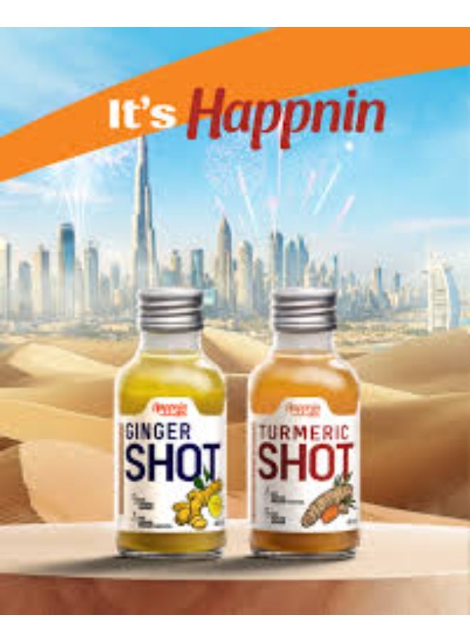 HAPPNIN HLTH GINGER SHOT WITH LEMON & HONEY 40ML 12'S - Image 2