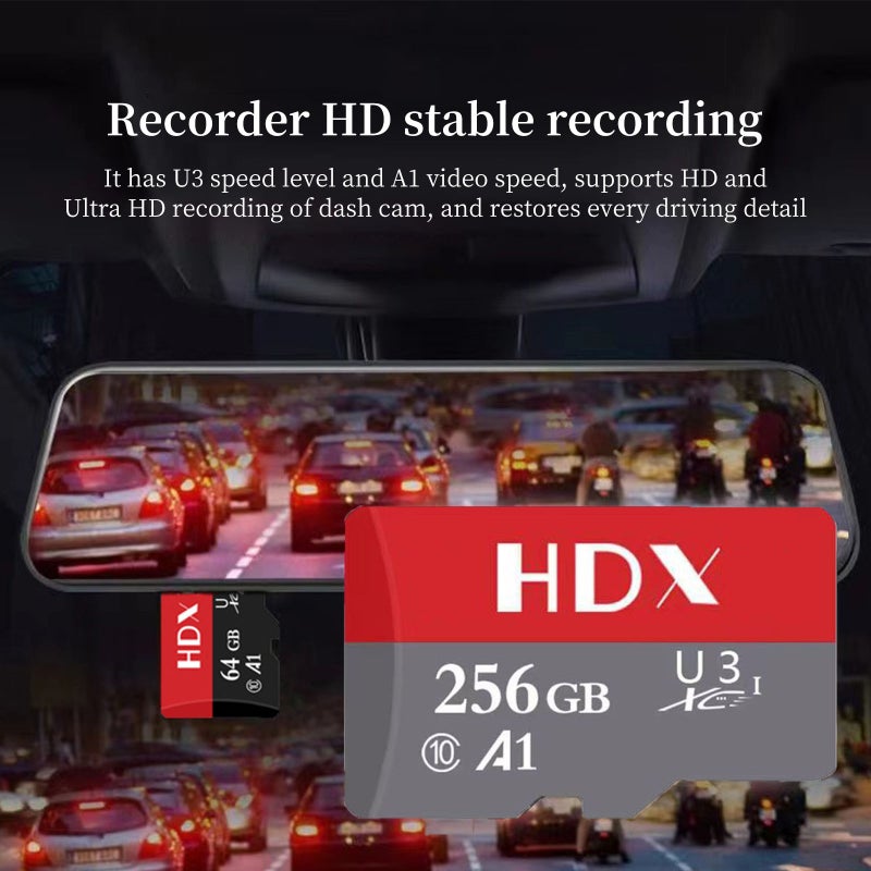 256GB  SD Card,  Flash Card, up to 120MB/s, A1, U3, Class10, V30, High Speed TF Card - Image 3