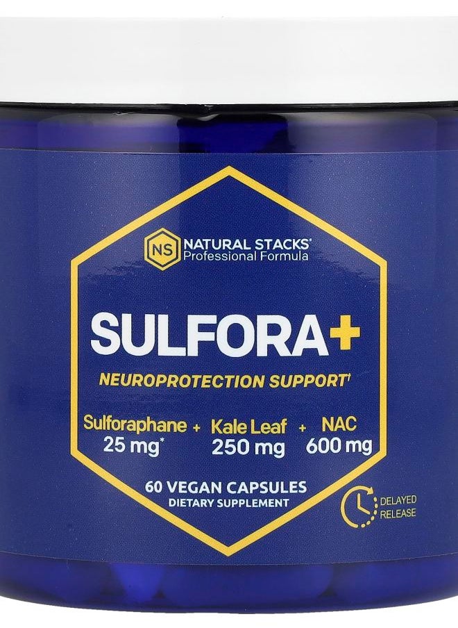 Natural Stacks - Sulfora+ 60 Vegan Capsules - Image 1