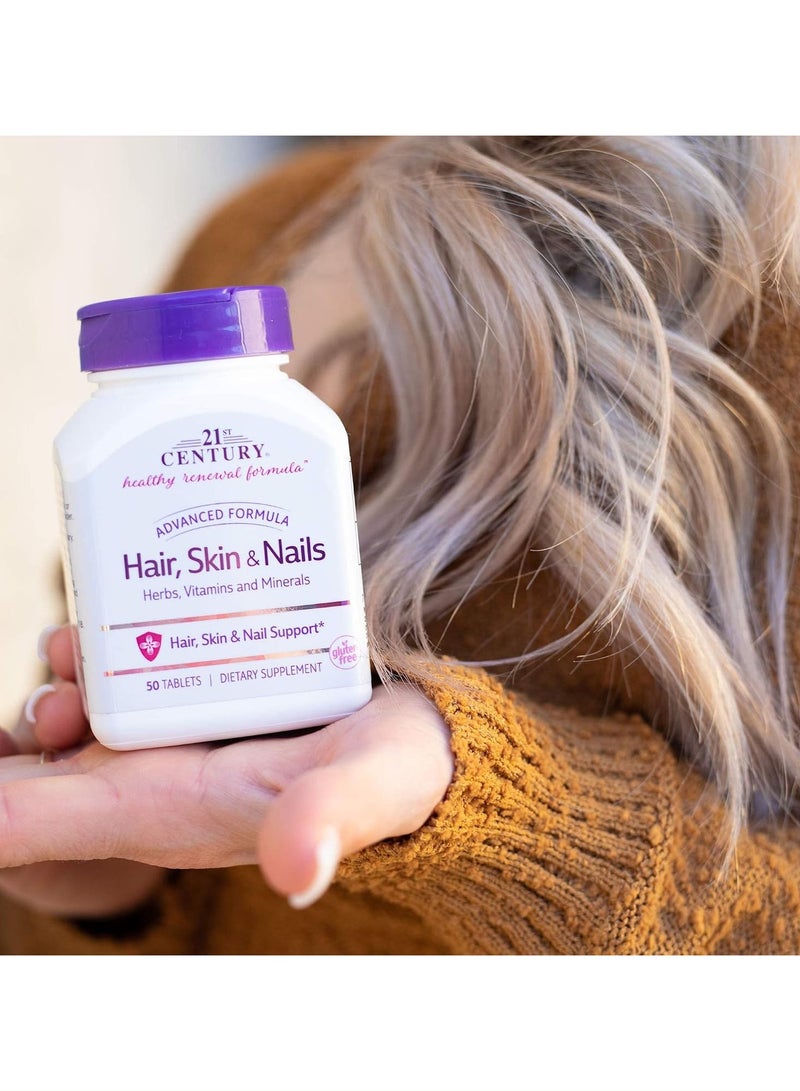 21st Century Hair Skin And Nails Dietary Supplement Caplets 50's - Image 4