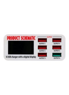 نيبمينينت موزع USB بستة منافذ أبيض  - Image 2