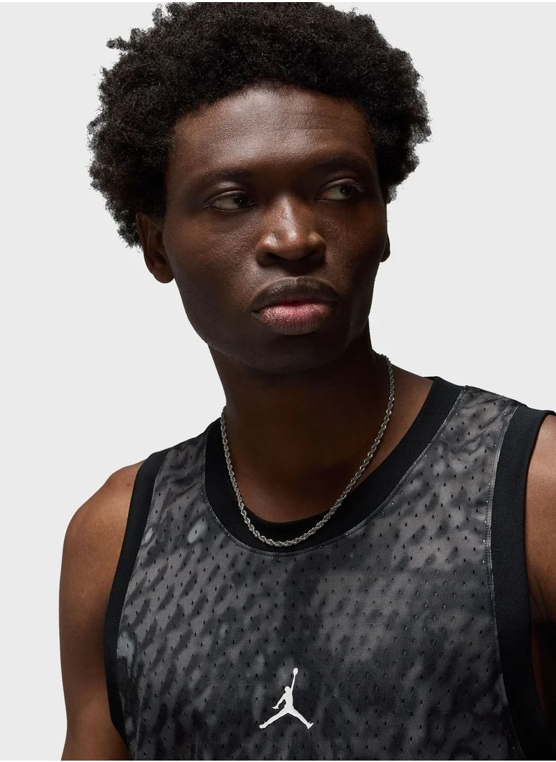 Jordan Jordan All Over Printed Mesh T-Shirt