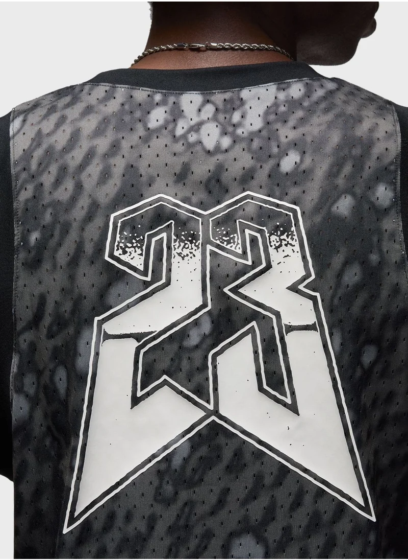 Jordan Jordan All Over Printed Mesh T-Shirt