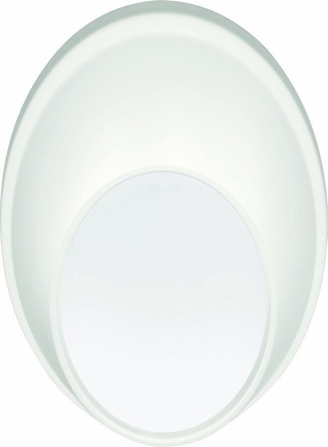 Juno SlimBasics 6 Inch LED Ceiling Light, LED Surface Mount Downlight for Shower Light or Closet Lighting, Selectable White Color, Tapered Trim, Wet Rated, Matte White (JSBT 6IN SWW2 90CRI WL MW M6) - Image 1