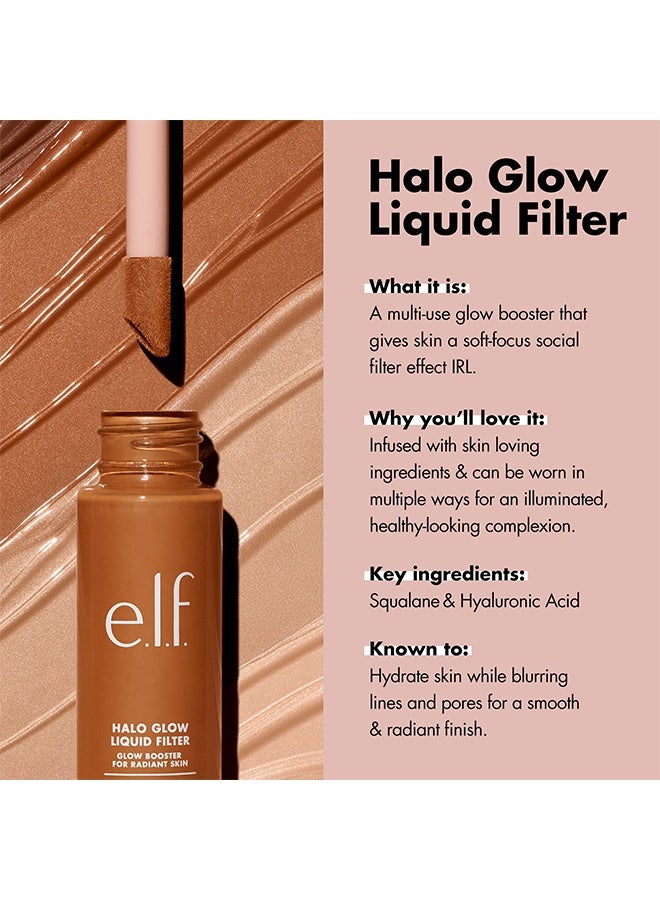 elf Halo Glow Liquid Filter, Complexion Booster For A Glowing, Soft-Focus Look, Infused With Hyaluronic Acid, Vegan & Cruelty-Free  0.5 Fair - Image 5