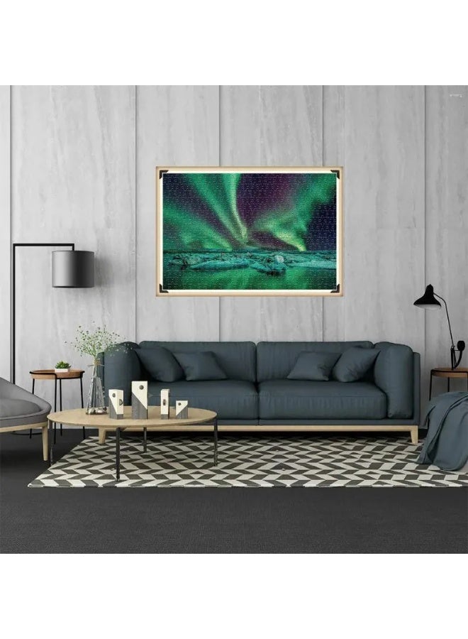Capstro 1000 PCS Landscape Jigsaw Puzzle for Adults & Teens – Polar Lights Aurora Puzzle with High Definition Artwork, Challenging Brain Game & Relaxing Family Activity Gift - Image 4