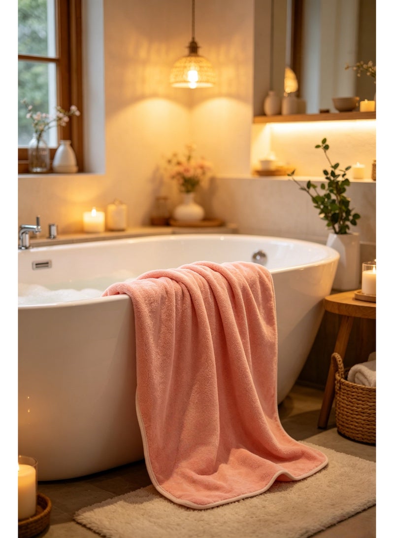 MIXDE Luxury  Bath Towels, 100% Combed Cotton Soft Fluffy Towels, Highly Absorbent for Bathroom Spa Home Daily Use - Image 3