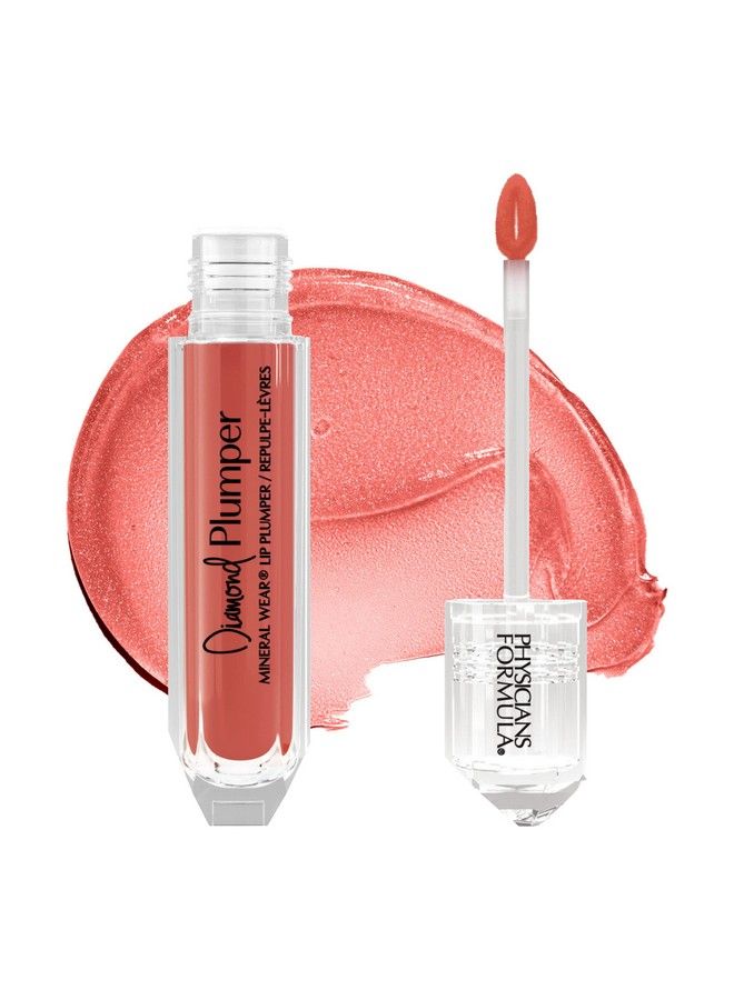 Physicians Formula Mineral Wear Diamond Lip Plumper Gloss Dermatologist Tested Champagne Cushion Cut - Image 2
