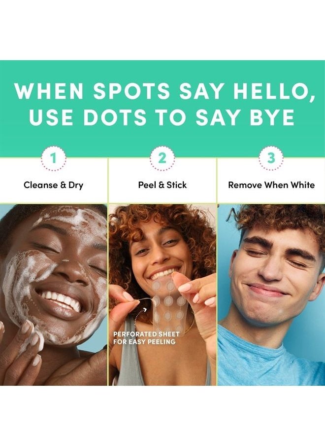 Dots for Spots Blemish Patches - Translucent Hydrocolloid Patch Spot Treatment Stickers for Face and Body - Fast-Acting, Vegan & Cruelty Free Skin Care (1 Count (Pack of 120))  - Image 5