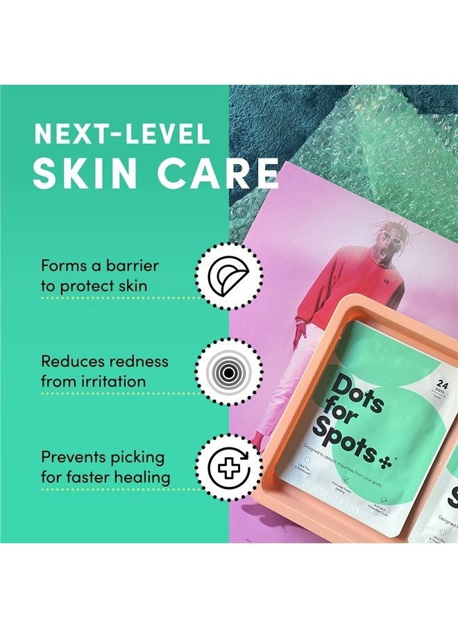 Dots for Spots Blemish Patches - Translucent Hydrocolloid Patch Spot Treatment Stickers for Face and Body - Fast-Acting, Vegan & Cruelty Free Skin Care (1 Count (Pack of 120))  - Image 4