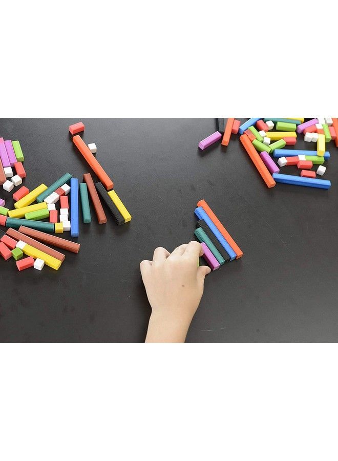 hand2mind Foam Cuisenaire Rods Individual Set Math Manipulatives Montessori Math Rods Math Counters Math Blocks Counting Blocks Montessori Math Fraction Bars Number Rods (Set Of 74)  - Image 4