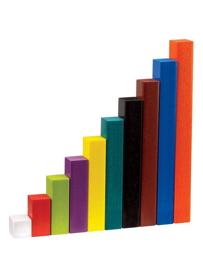 hand2mind Foam Cuisenaire Rods Individual Set Math Manipulatives Montessori Math Rods Math Counters Math Blocks Counting Blocks Montessori Math Fraction Bars Number Rods (Set Of 74)  - Image 2