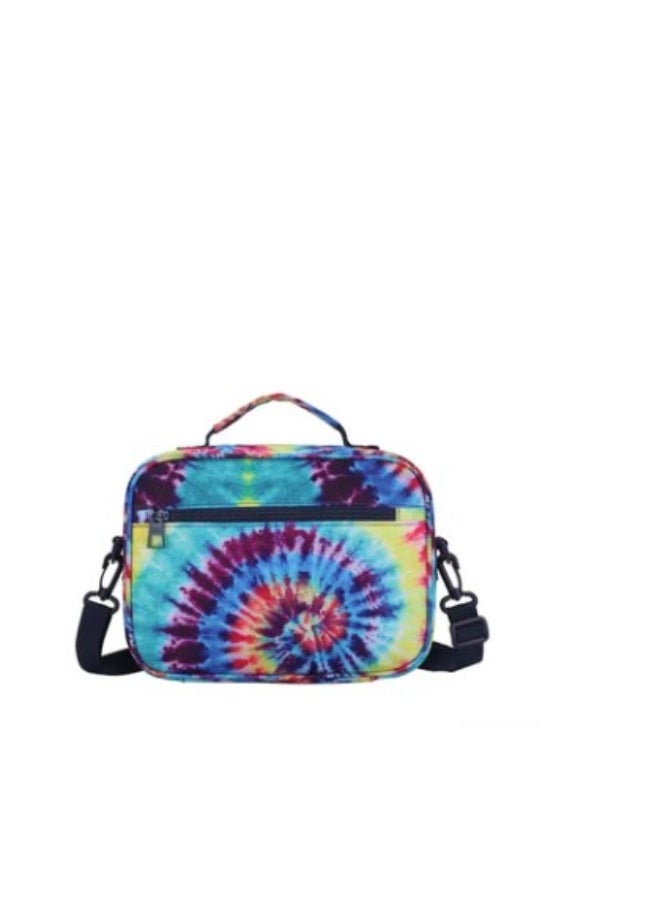 CUBS Junior Student Backpack Turquoise Tie-Dye 2 Lunch Bag  - Image 2