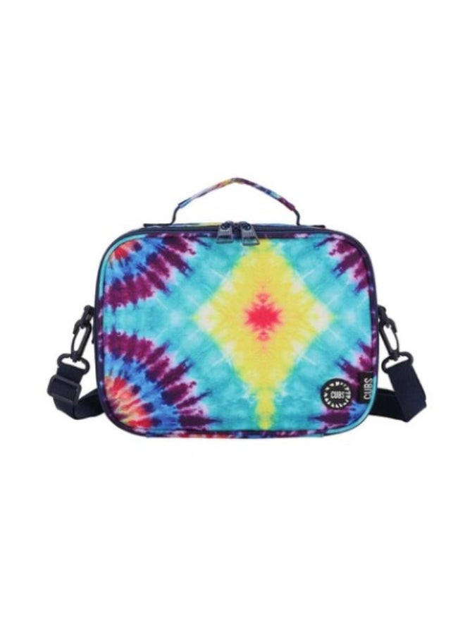 CUBS Junior Student Backpack Turquoise Tie-Dye 2 Lunch Bag  - Image 1