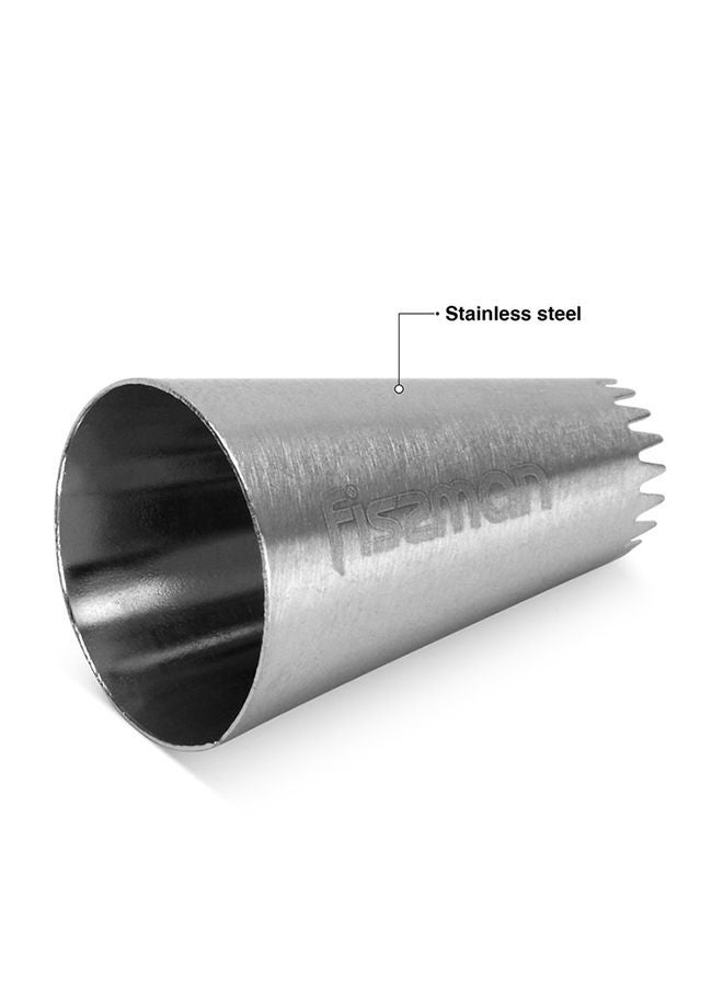 Fissman Nozzle Tip Stainless Steel For Icing Bag, Cake Decorating Tools, DIY Icing for Cupcakes 29x18 cm  - Image 4