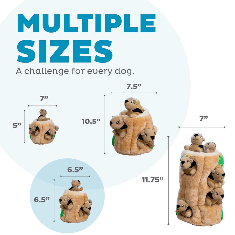 Outward Hound Hide A Squirrel Plush Dog Toy Puzzle, Medium - Image 3